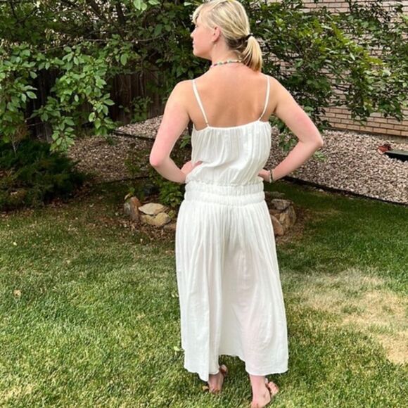 Three Graces White Cotton Maxi Size 6 - Picture 6 of 16